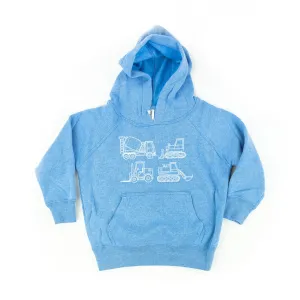 4 CONSTRUCTION TRUCKS - CHILD HOODIE