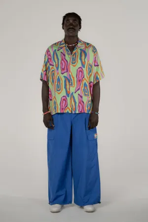 Blue Cargo Pants