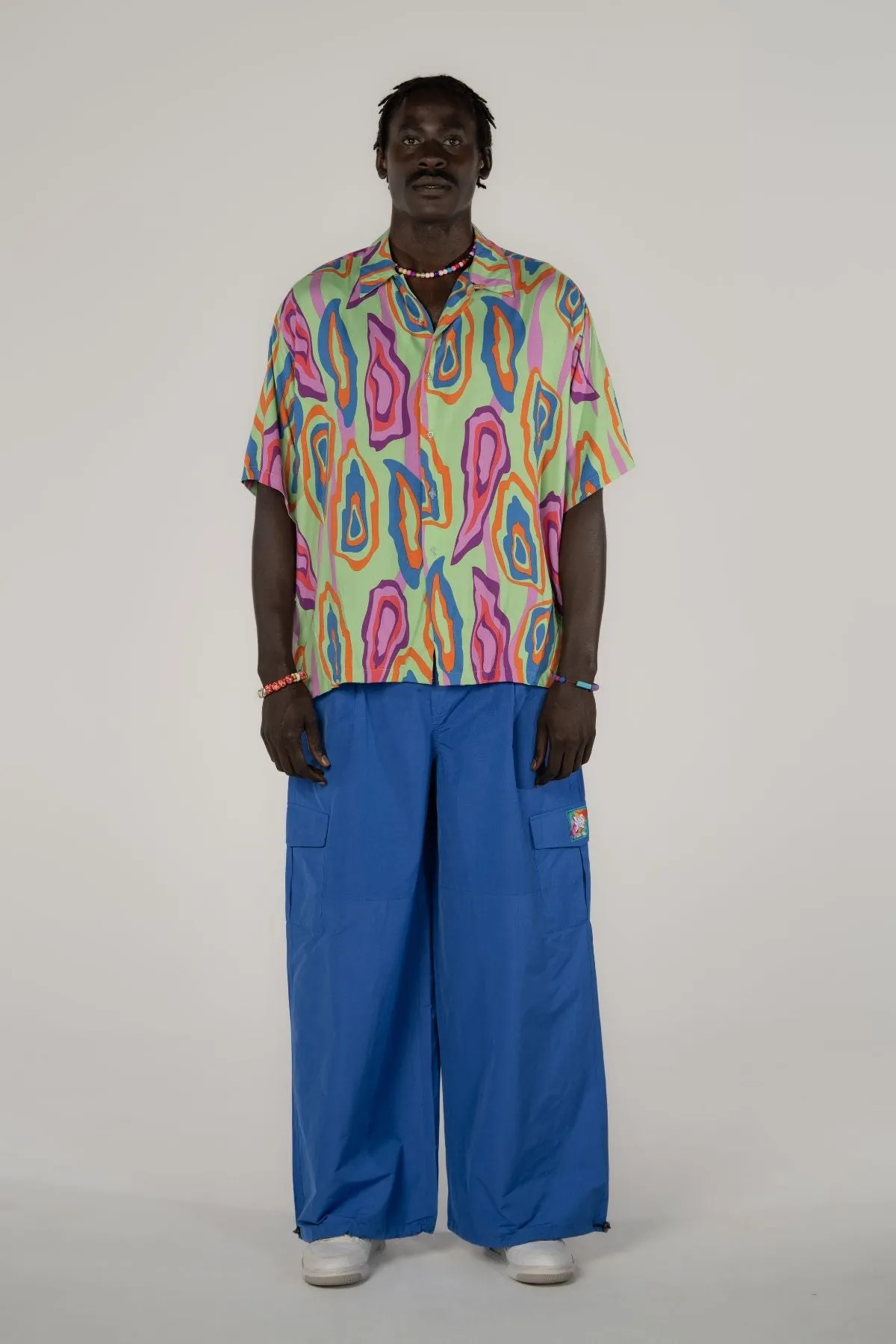 Blue Cargo Pants