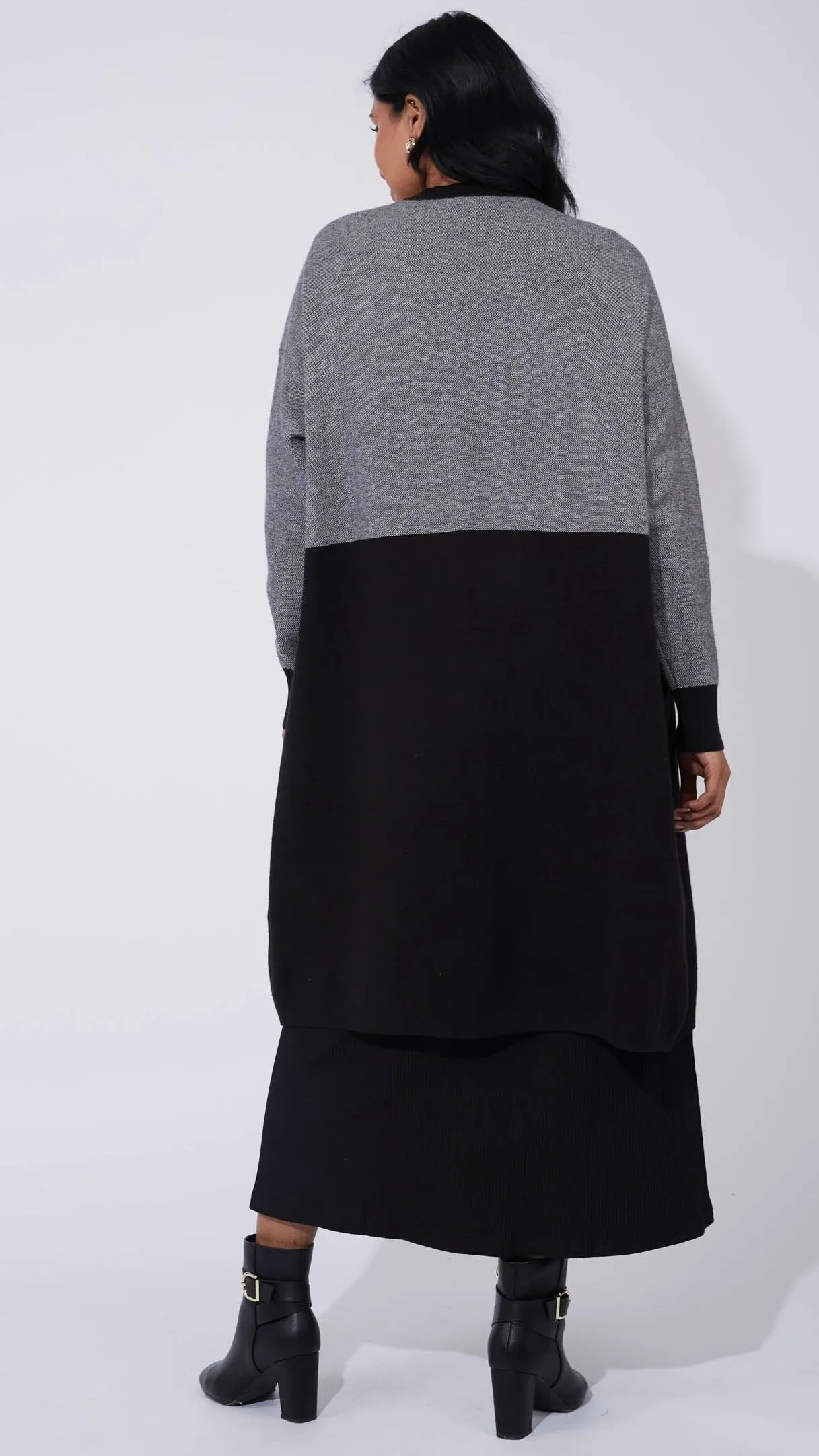 Cyprus Cardigan White/Kohl