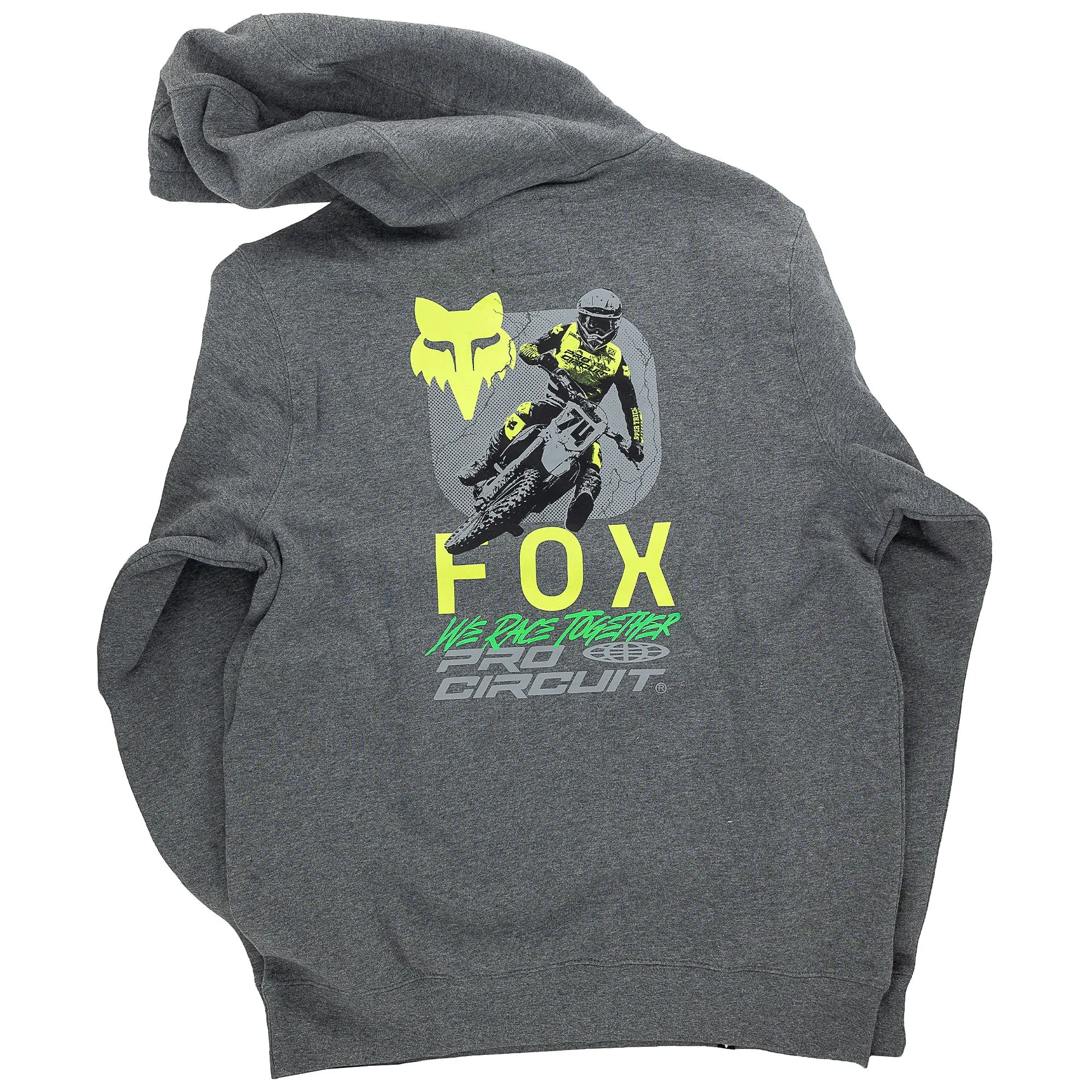 Fox Racing Fox x Pro Circuit Pullover Hoodie Heather Graphite Grey