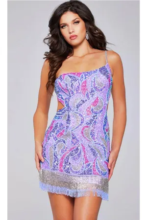 Great Gatsby Dress Womens Costume in Lilac Style 40076A