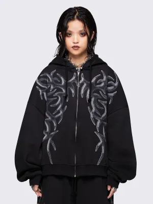Gritty Zip Up Hoodie
