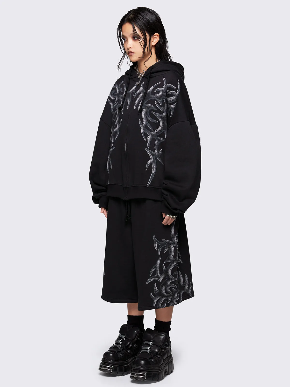 Gritty Zip Up Hoodie