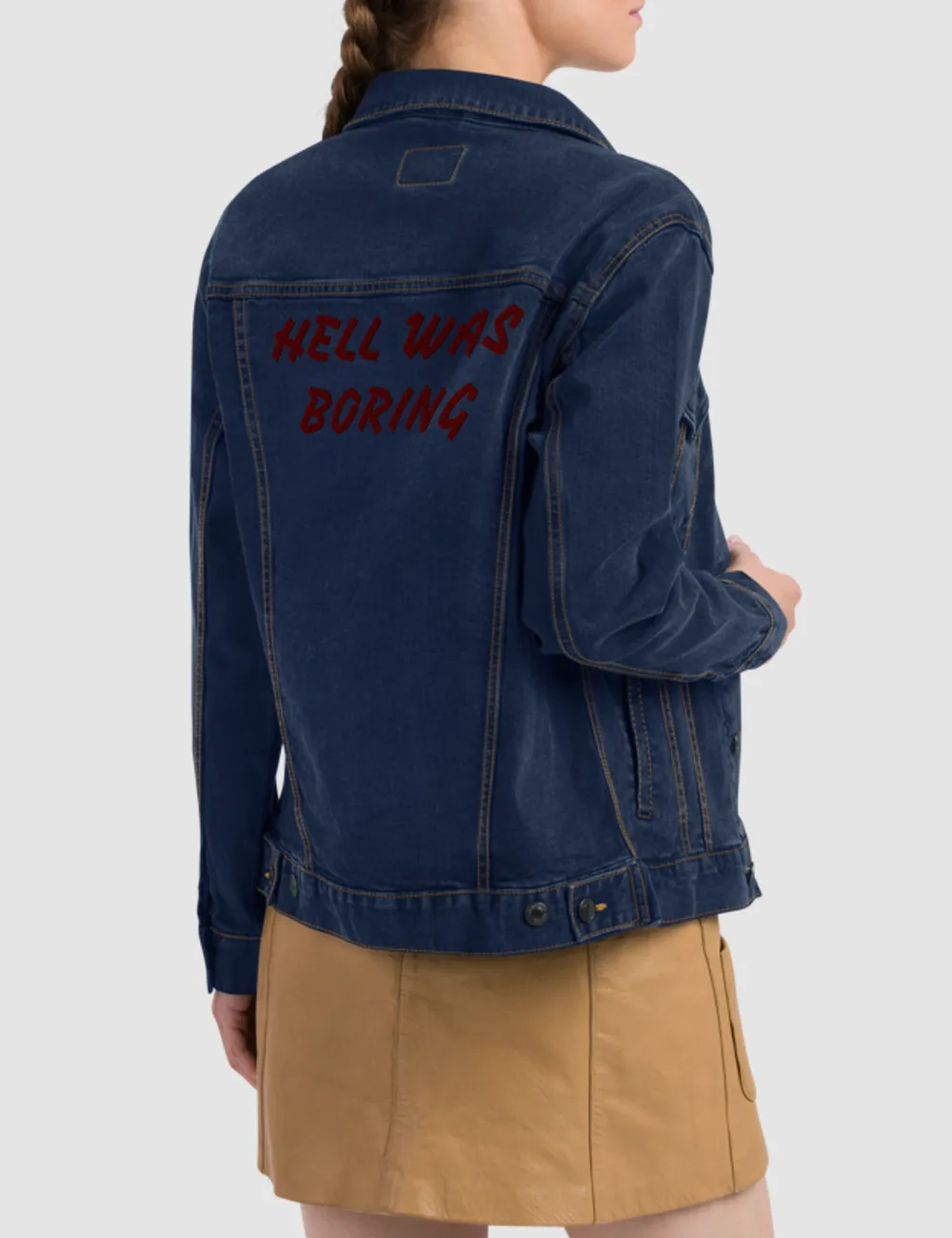 Hell Was Boring | Women's Denim Jacket