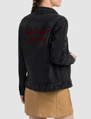 Hell Was Boring | Women's Denim Jacket