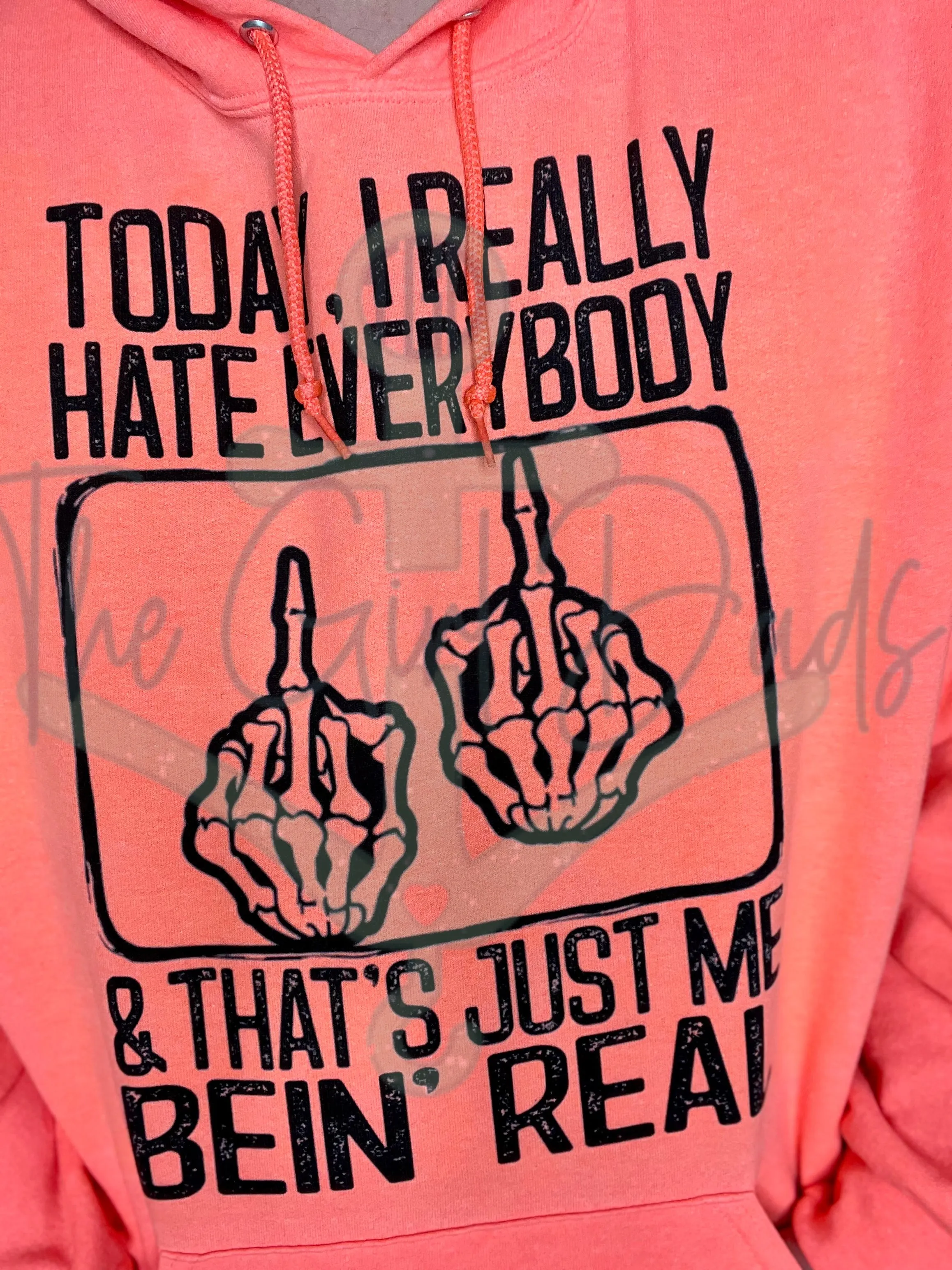 I Really Hate Everybody Top Design