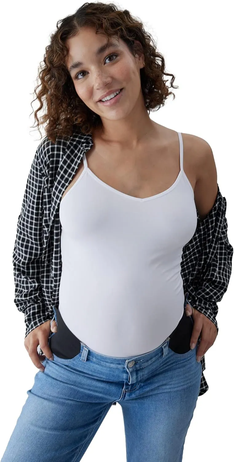 Ingrid & Isabel Seamless Maternity Cami - Comfortable Postpartum and Maternity Tank Top