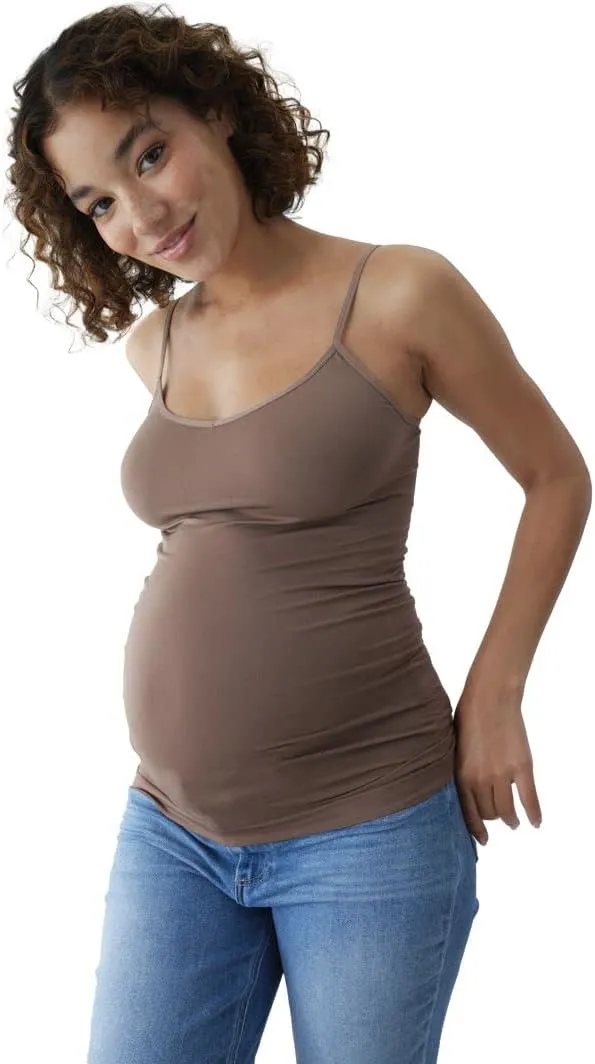 Ingrid & Isabel Seamless Maternity Cami - Comfortable Postpartum and Maternity Tank Top