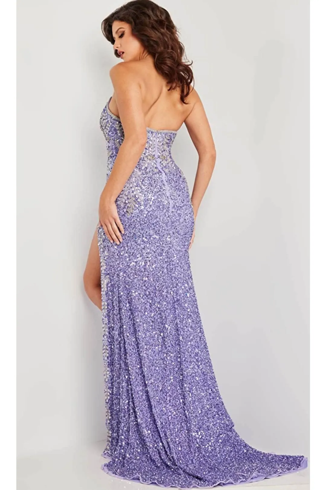 Jovani 37335 - Strapless Sweetheart Neck Prom Dress