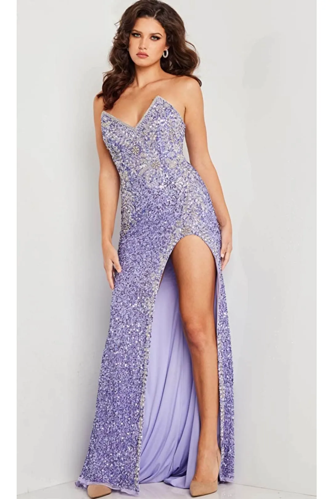 Jovani 37335 - Strapless Sweetheart Neck Prom Dress