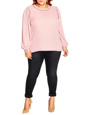 Kiss Me Quick Shirt | Blush