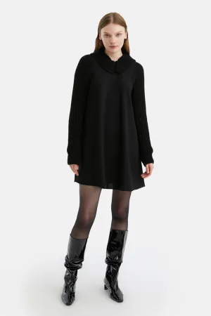 Knit Details Dress (Final Sale)