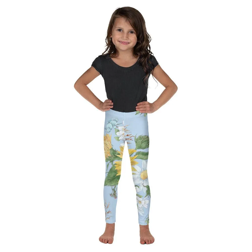 LaLa D&C Girls Sunflower Leggings 2T-7