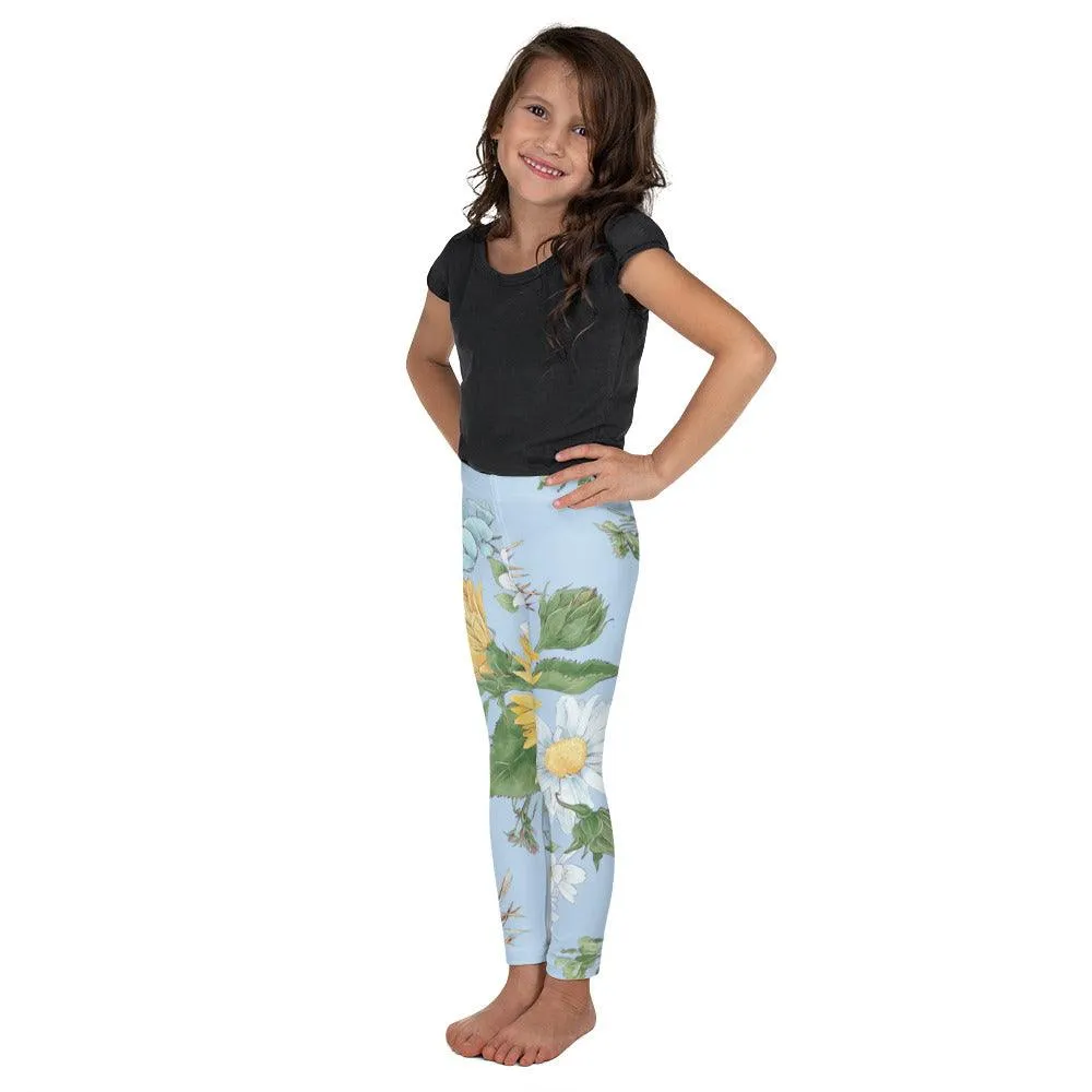LaLa D&C Girls Sunflower Leggings 2T-7