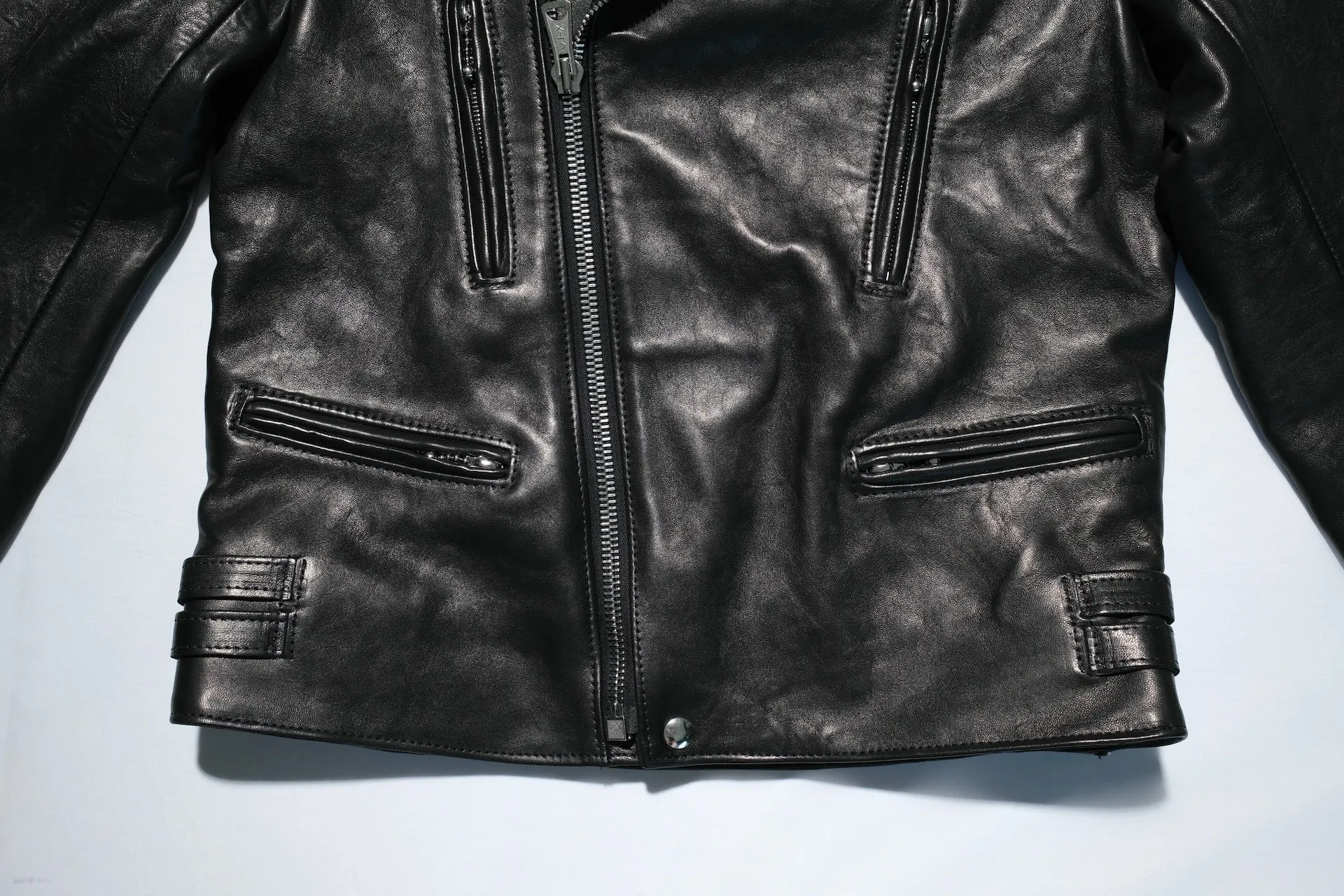 Lewis Leathers Black Sheepskin Lightning 402T (Tight fit)