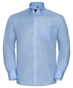 Long sleeve ultimate non-iron shirt | Bright Sky