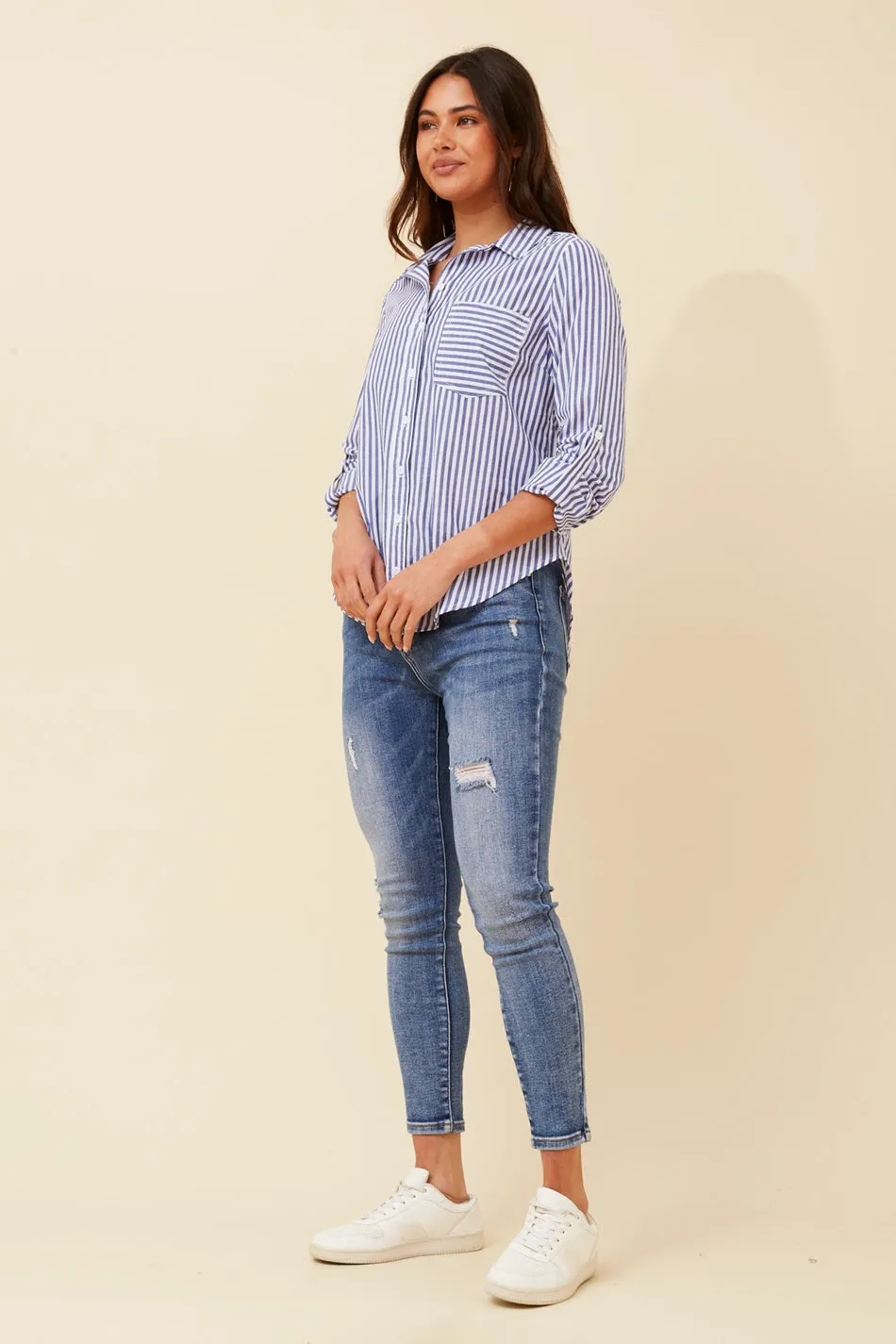 MARGARET STRIPE SHIRT