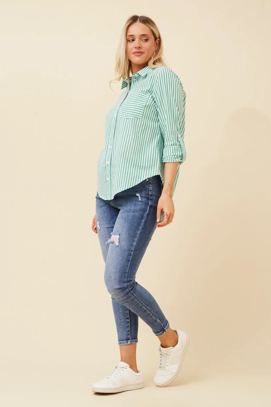 MARGARET STRIPE SHIRT