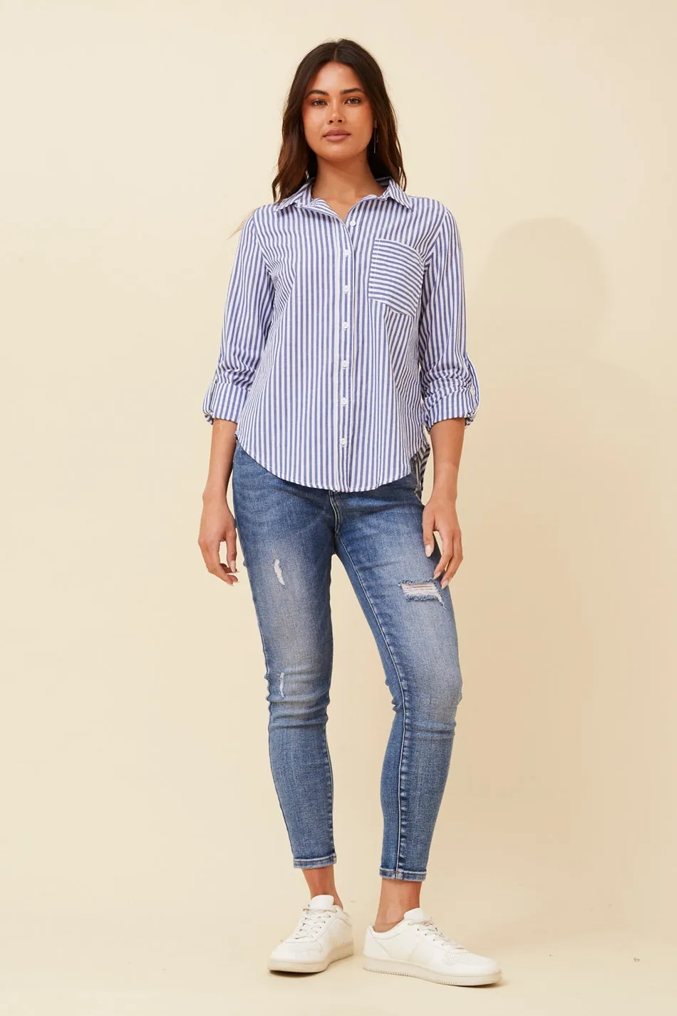 MARGARET STRIPE SHIRT