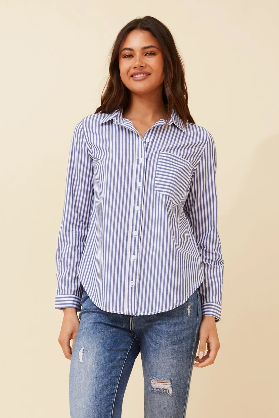 MARGARET STRIPE SHIRT