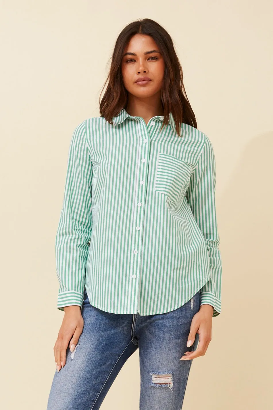 MARGARET STRIPE SHIRT