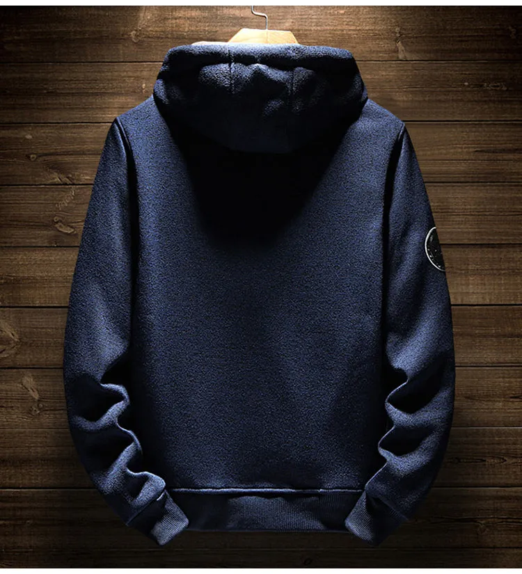 Men's Autumn Casual Soft Warm Hoodie With Zipper