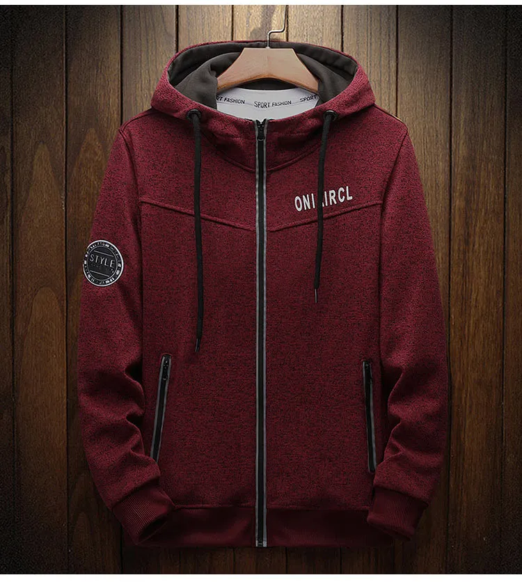 Men's Autumn Casual Soft Warm Hoodie With Zipper