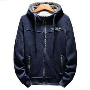 Men's Autumn Casual Soft Warm Hoodie With Zipper
