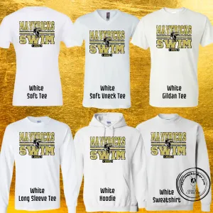MSHS Swim- Mavericks Swim 2025 Distressed with Maverick White Gear