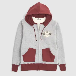 Old Crow Speed Shop by Glad Hand & Co. Zip Up Hooded Sweatshirt