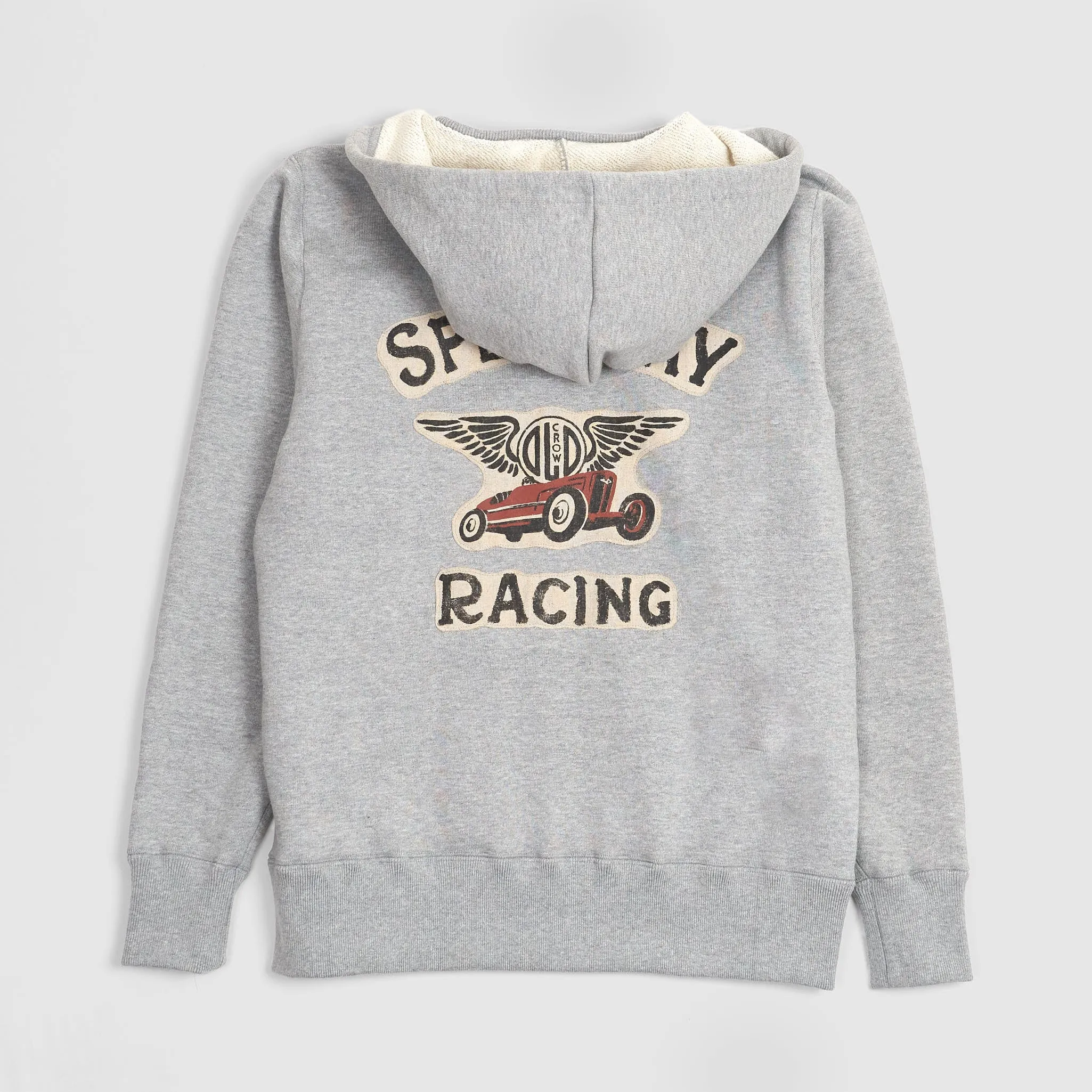 Old Crow Speed Shop by Glad Hand & Co. Zip Up Hooded Sweatshirt