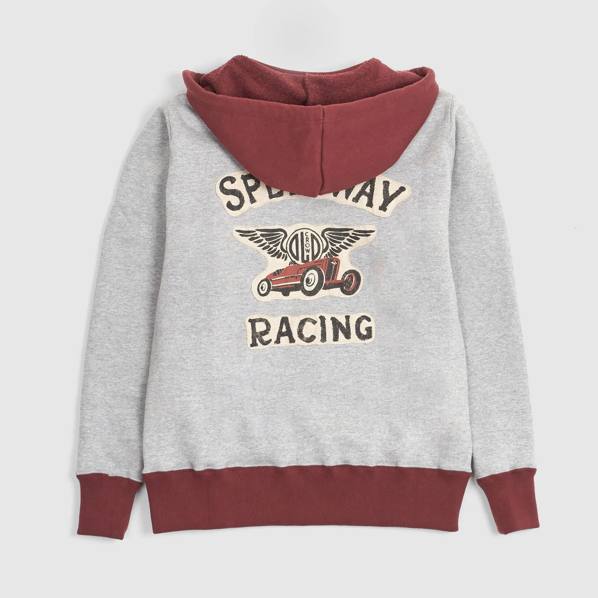 Old Crow Speed Shop by Glad Hand & Co. Zip Up Hooded Sweatshirt
