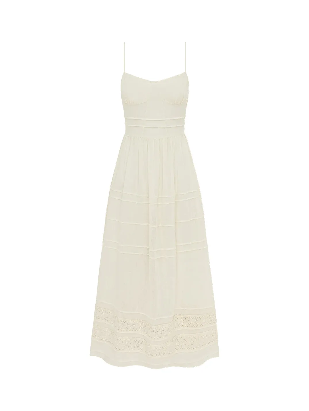 Peony Panelled Midi Dress