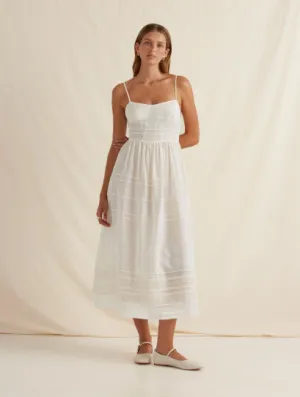 Peony Panelled Midi Dress