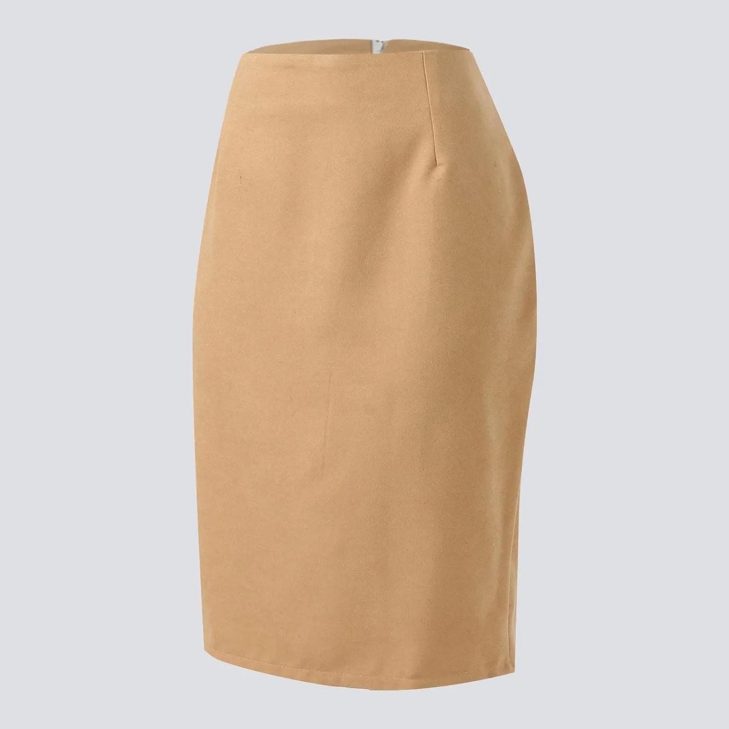 Plaid Midi Skirts for Women 2024 Fall Winter Pencil Bodycon with Slit High Waist Cute Skirt