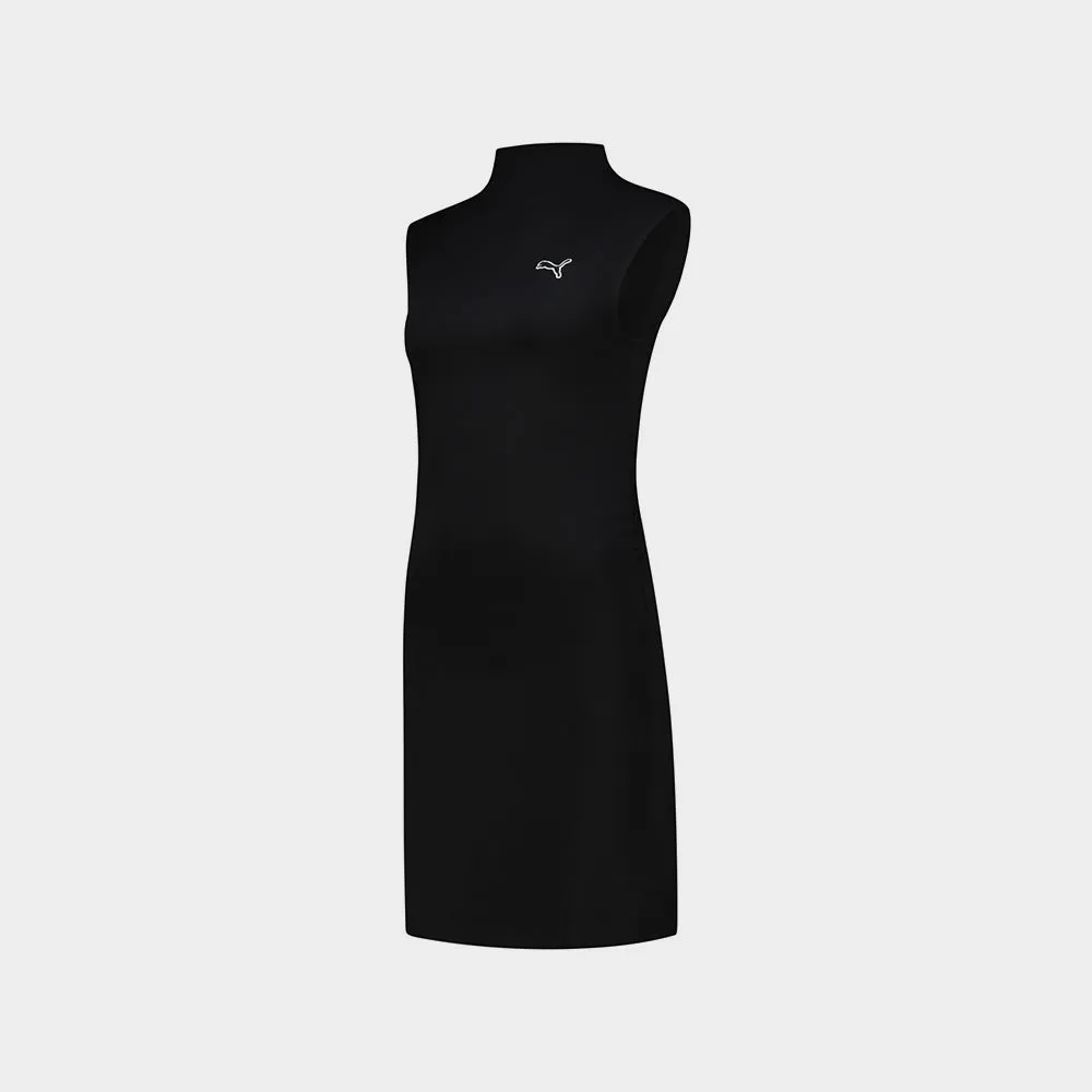 Puma Womens Better Essentials Sleeveless Dress Black/White _ 182028 _ Black