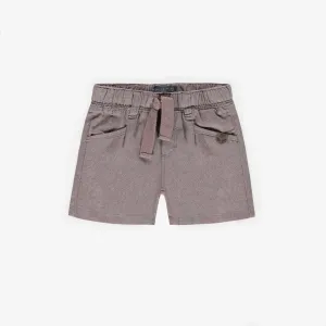RELAXED FIT LINEN SHORTS, BABY