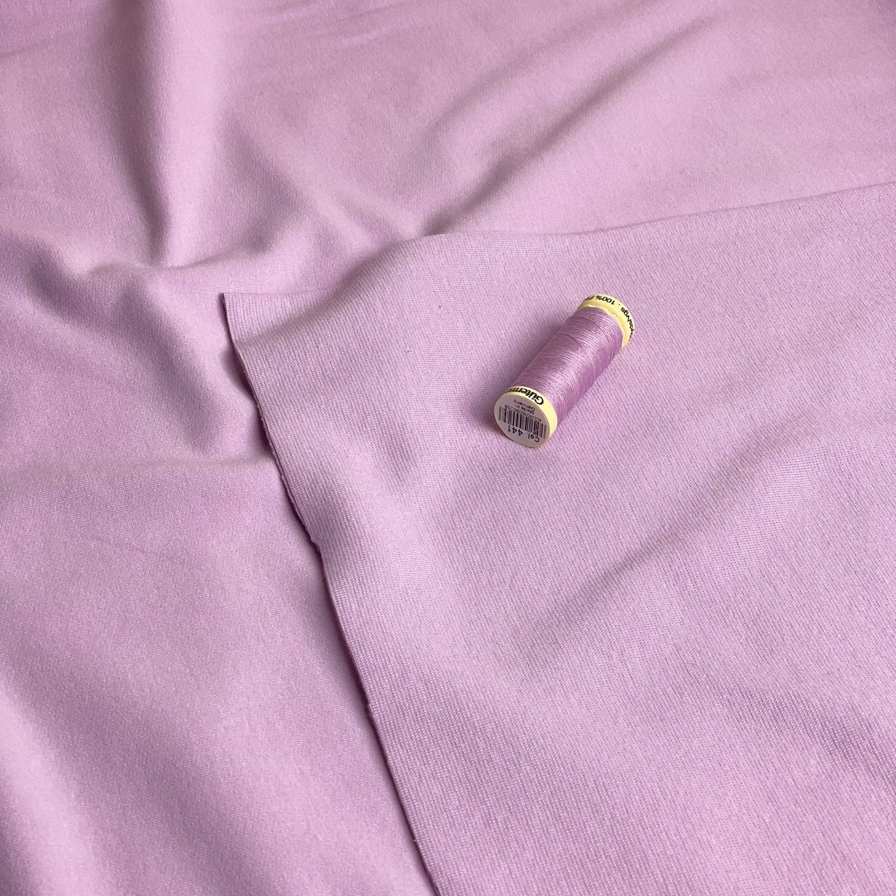 REMNANT 0.33 Metre - Orchid Organic Tubular Cuff Ribbing