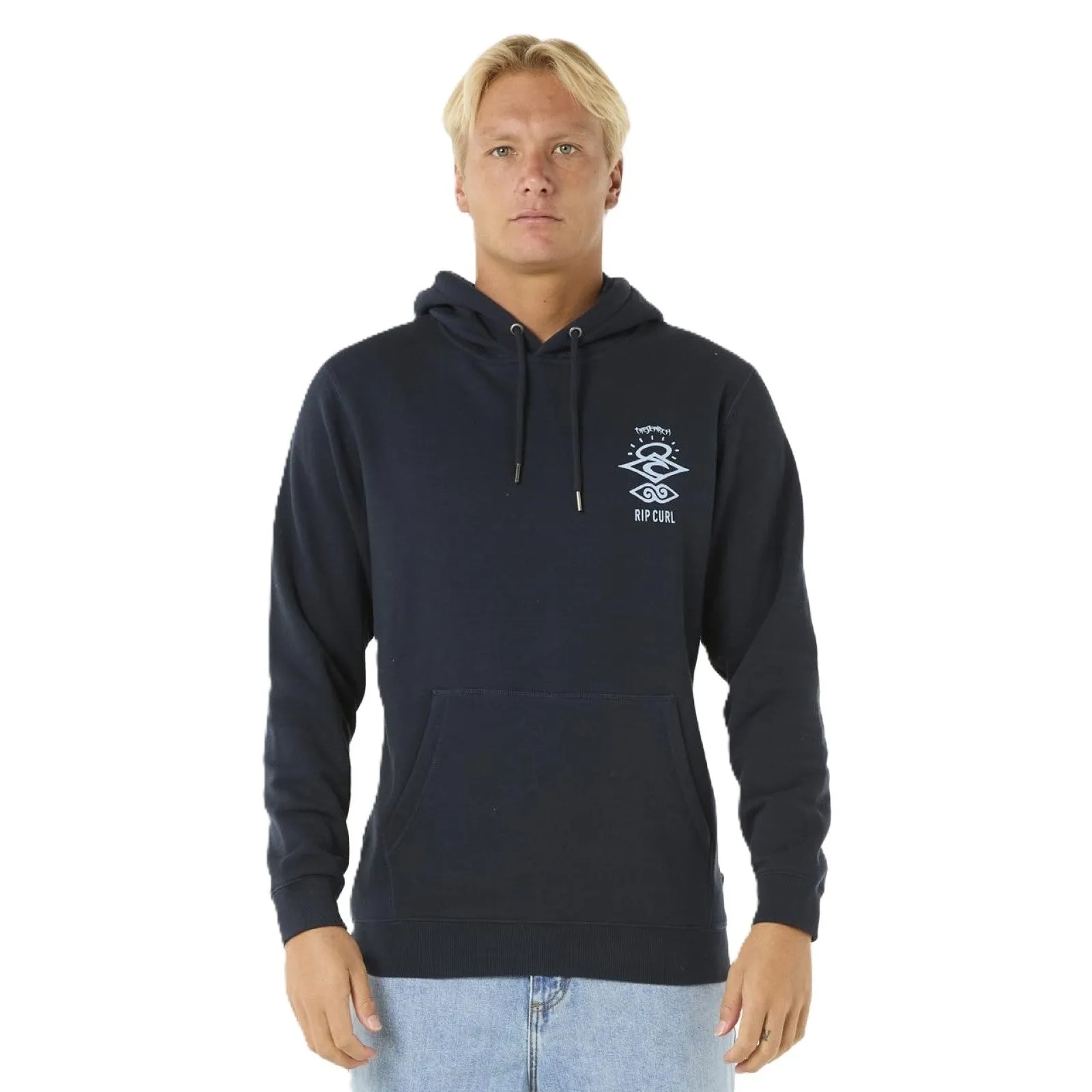 Rip Curl Mens Search Icon Fleece Pullover Hoodie