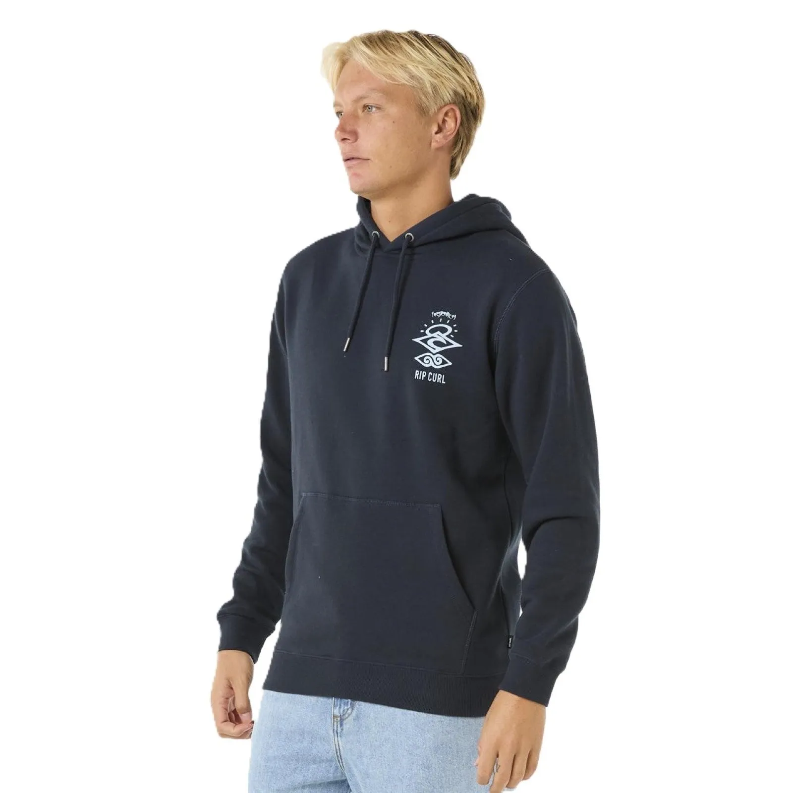 Rip Curl Mens Search Icon Fleece Pullover Hoodie