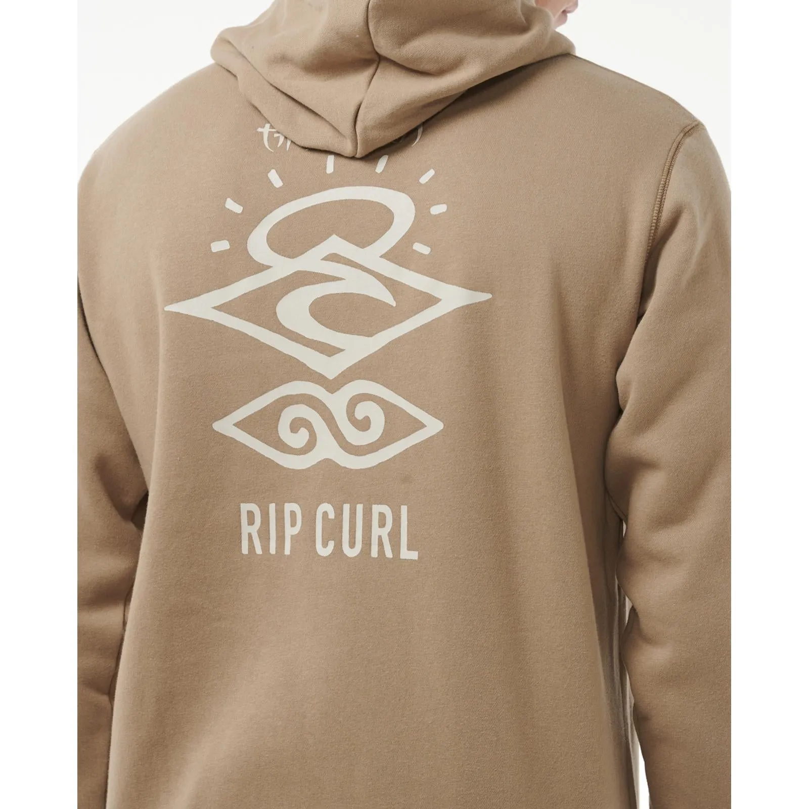 Rip Curl Mens Search Icon Fleece Pullover Hoodie