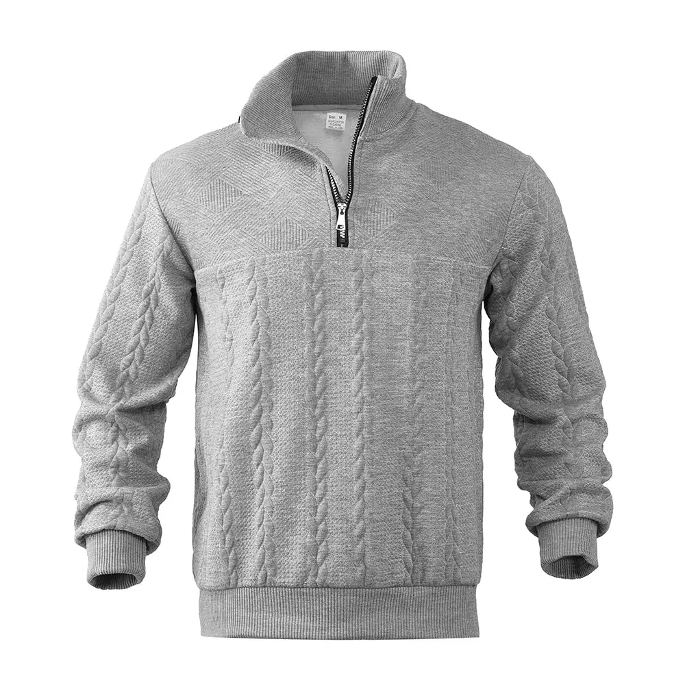 Samuel | Premium Quarter Zip Sweatshirt