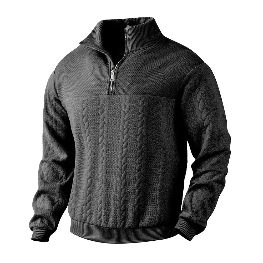 Samuel | Premium Quarter Zip Sweatshirt