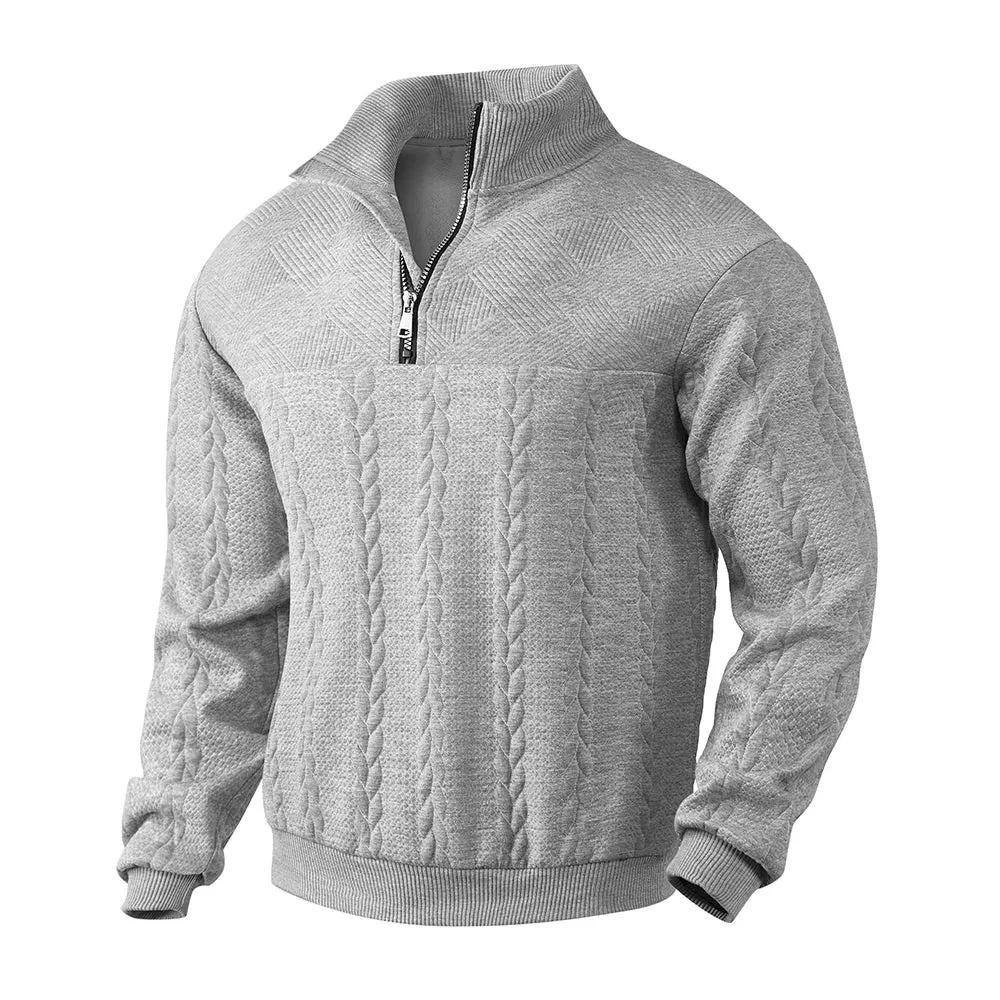 Samuel | Premium Quarter Zip Sweatshirt