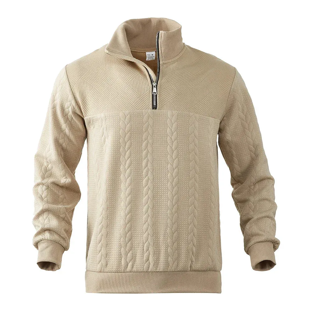 Samuel | Premium Quarter Zip Sweatshirt