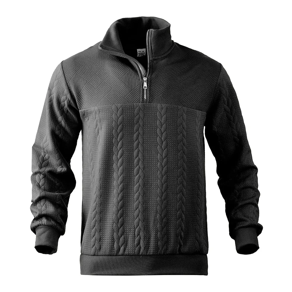 Samuel | Premium Quarter Zip Sweatshirt