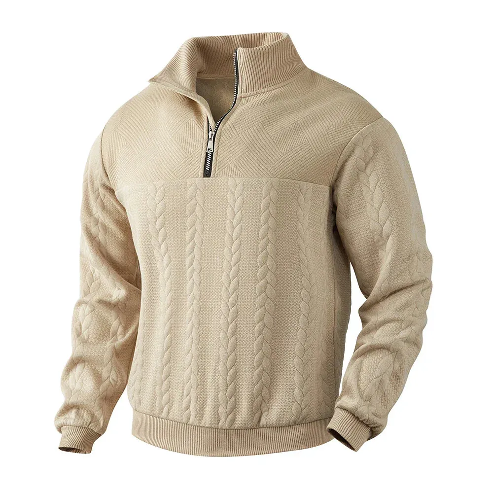 Samuel | Premium Quarter Zip Sweatshirt