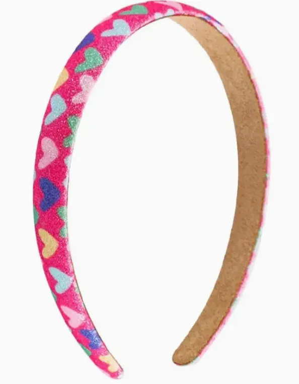 Sparkle Sisters - Multi Color Heart Headband