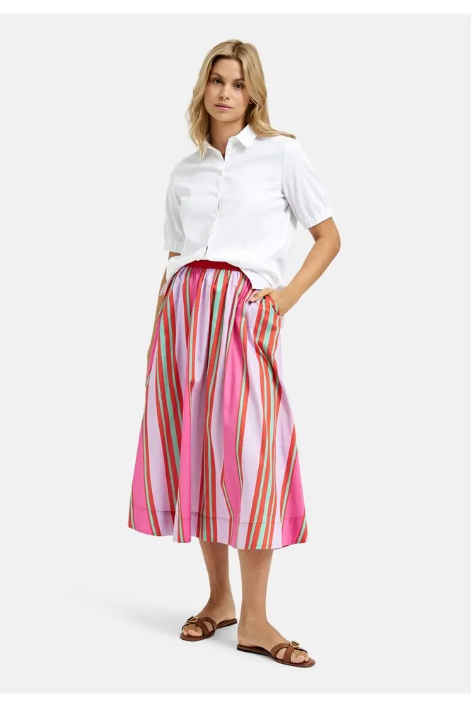 SS25 Milano White Short Sleeve Blouse